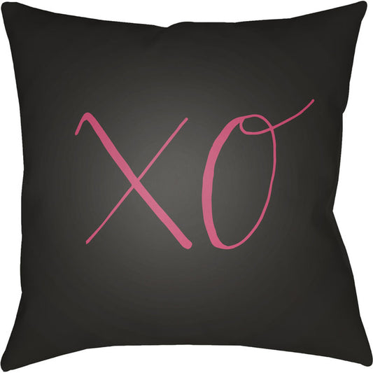 Xoxo Pillow - 9989 by Livabliss. Made from front: 100% polyester, back: 100% polyester in a modern style.