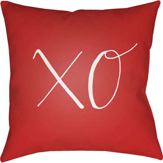 Xoxo Pillow - 9989 by Livabliss. Made from front: 100% polyester, back: 100% polyester in a modern style.