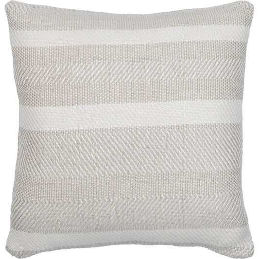 Hereford Pillow - 487827 by Livabliss in silver, light silver, white, slate, metallic - silver. Made from front: 100% polyester, back: 100% polyester in a modern style.