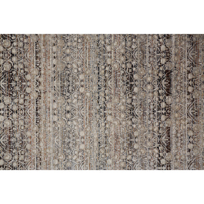 Caprio Transitional Damask Rug - 3961F by Feizy in gray, ivory, tan. Made from polyester, viscose in a unique style.