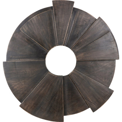 Hermione Mirror - 25106 by Surya in brown and weathered. Made from 100% wood in a eclectic & global style.