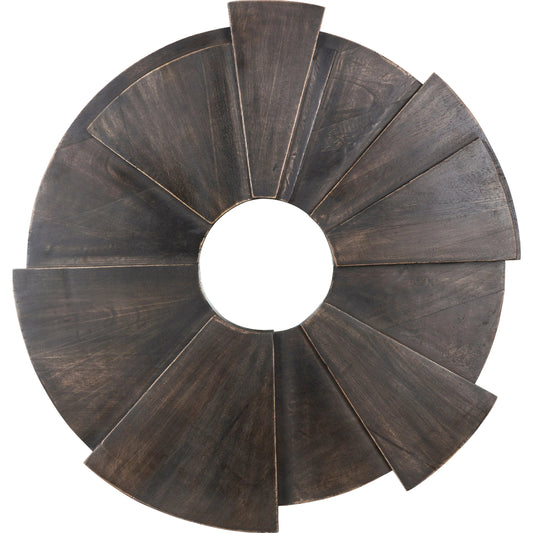 Hermione Mirror - 25106 by Surya in brown and weathered. Made from 100% wood in a eclectic & global style.