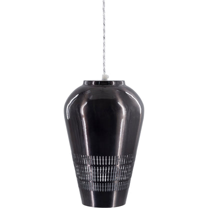 Henrik Ceiling Light - 24086 by Surya in black, translucent and hand finished, translucent. Made from metal in a modern style.