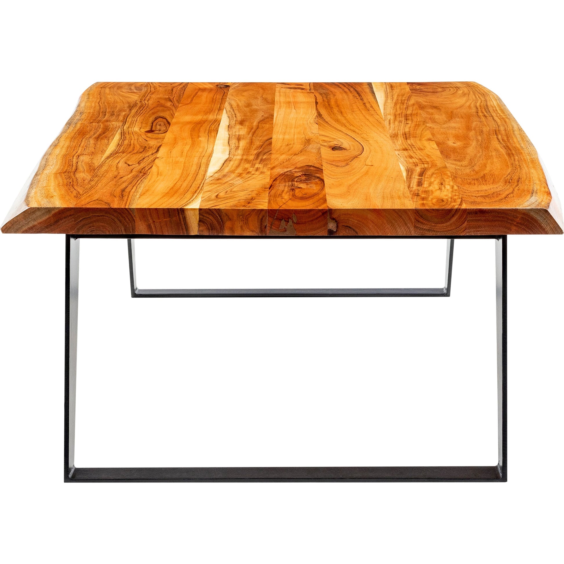 Halden - 32632 by Surya in black, brown and powder coatednatural. Made from top: wood, base: metal in a modern style.