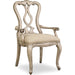 Chatelet Splatback Arm Chair (Set of 2) by Hooker Furniture in beige. Made from fabric in a traditional style.