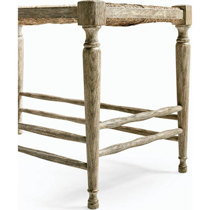 William Yeoward Bodiam Grey Oak Bench by Jonathan Charles in greyed oak. Made from oak in a cottage & farmhouse style.