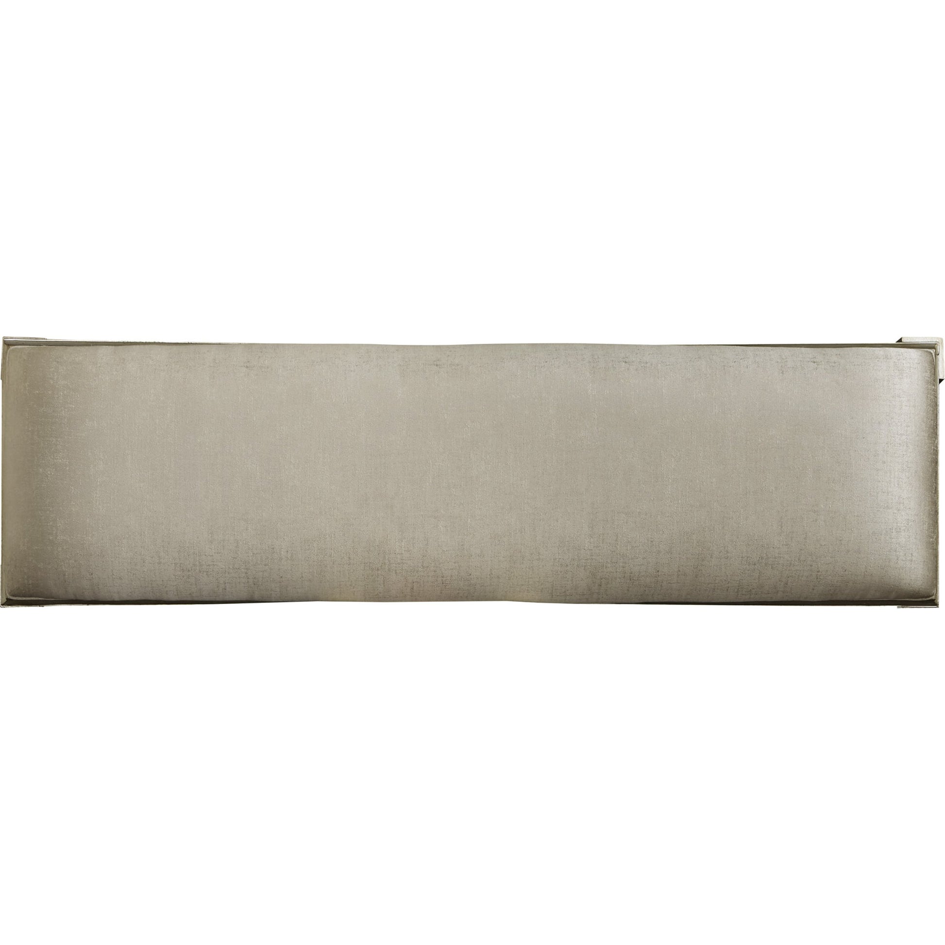 Starlite Bed Bench by A.R.T. Furniture in silver and peri. Made from parawood solids, primavera veneer in a transitional style.