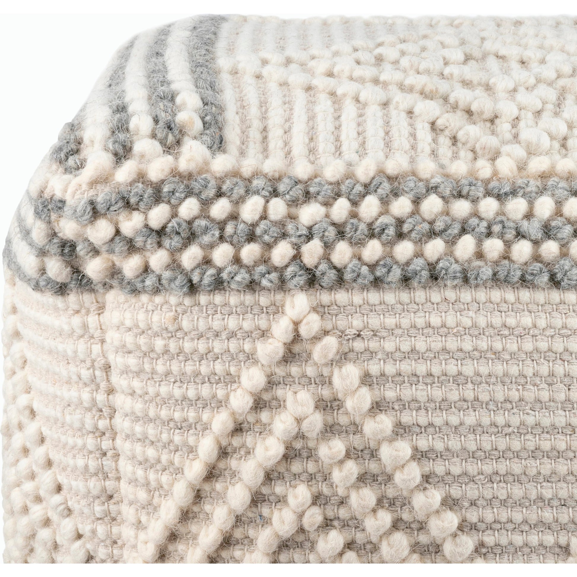 Hygge - 16015 by Livabliss. Made from 50% cotton, 50% wool, 100% polybeads, 100% cotton in a eclectic & global style.