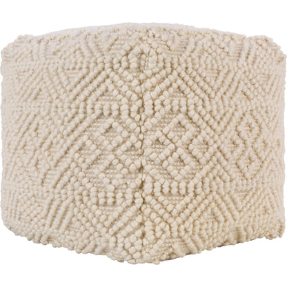 Hygge - 16767 by Livabliss in cream. Made from 40% cotton, 30% polyester, 30% wool, 100% polybeads, 100% cotton in a eclectic & global style.