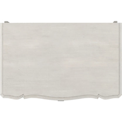 Alcove Nightstand by A.R.T. Furniture in belgian ivory, washed maple. Made from acacia solids, maple veneers, metal in a traditional style.