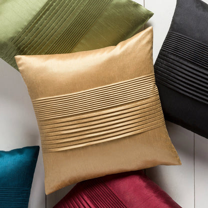 Solid Pleated Pillow - 21333 by Surya. Made from 100% polyester in a modern style.