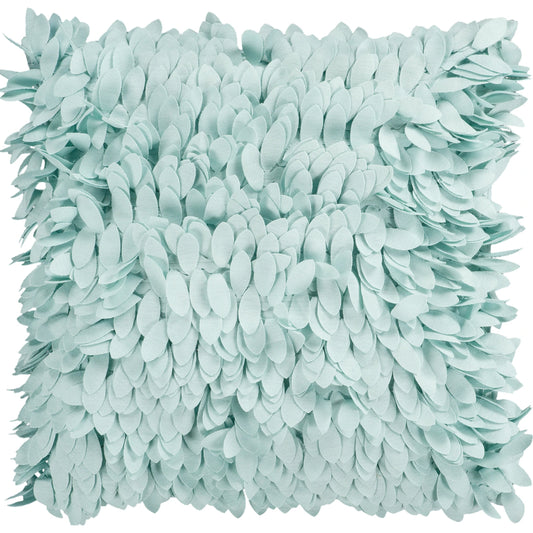 Claire Pillow - 20029 by Surya in seafoam. Made from front: 100% polyester in a modern style.