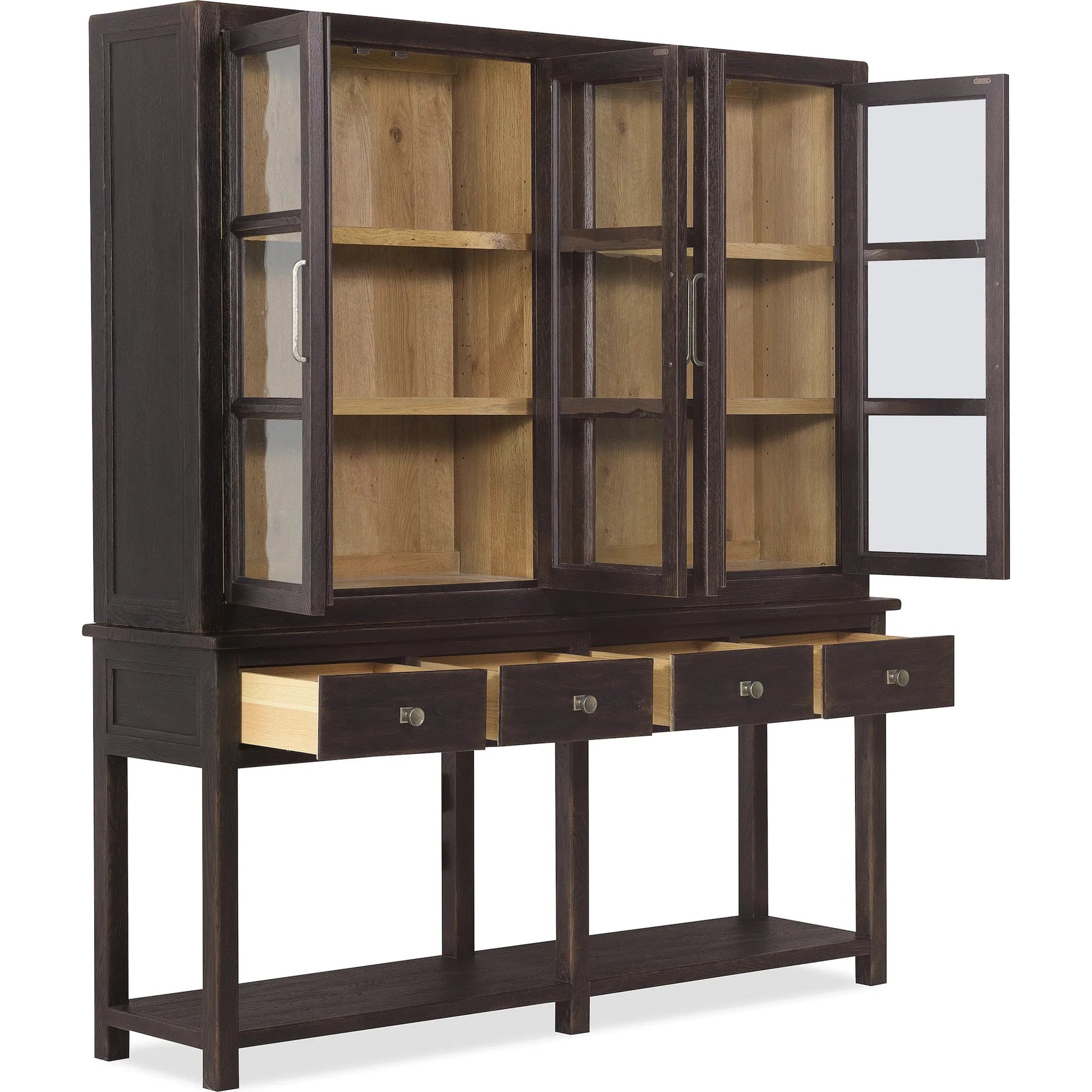 Driftwood Display Sideboard by Hooker Furniture. Made from unique in a transitional style.