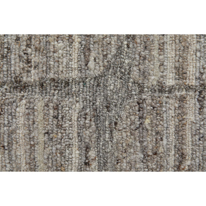 Navaro Rug - 8912F by Feizy in gray, ivory, taupe. Made from wool, viscose in a unique style.