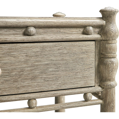 Morris Console Table by Jonathan Charles in greyed oak. Made from oak in a traditional style.
