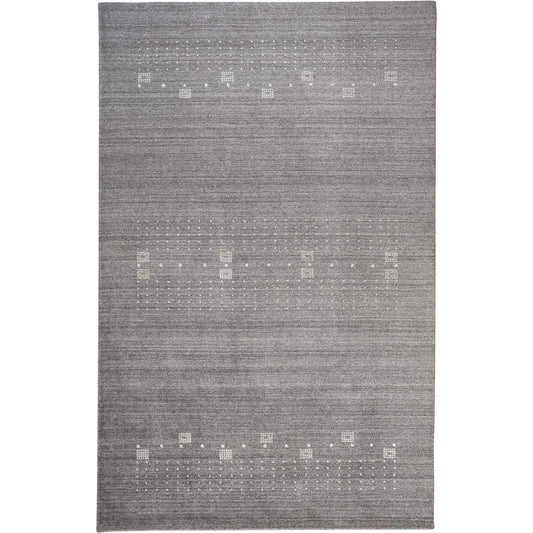 Legacy Contemporary Gebbah Rug - 6578F by Feizy in gray, ivory. Made from wool, viscose in a unique style.