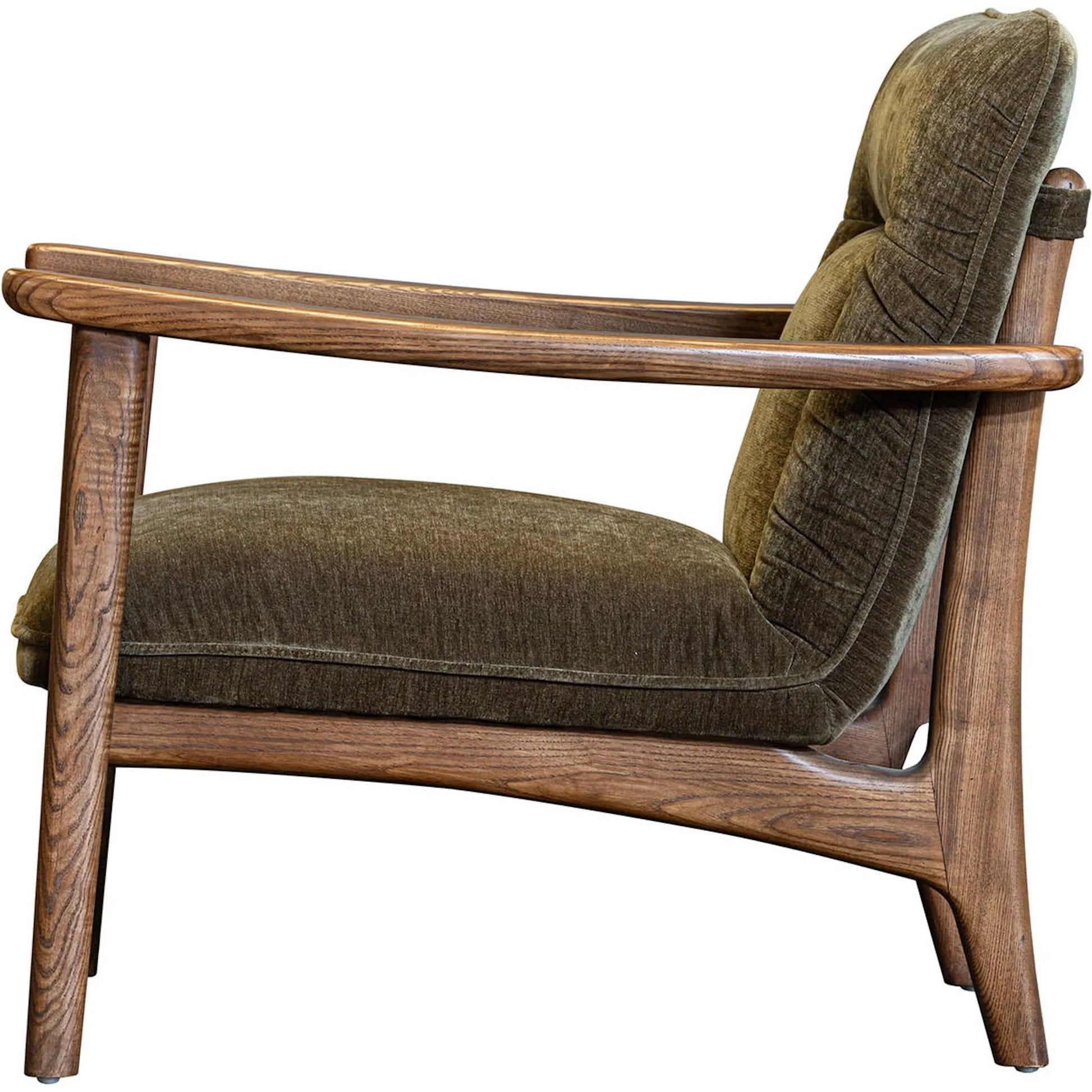 Highland Club Chair by LH Imports. Made from polyester, foam, plywood, ash wood in a unique style.