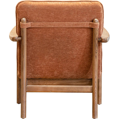 Highland Club Chair by LH Imports. Made from polyester, foam, plywood, ash wood in a unique style.