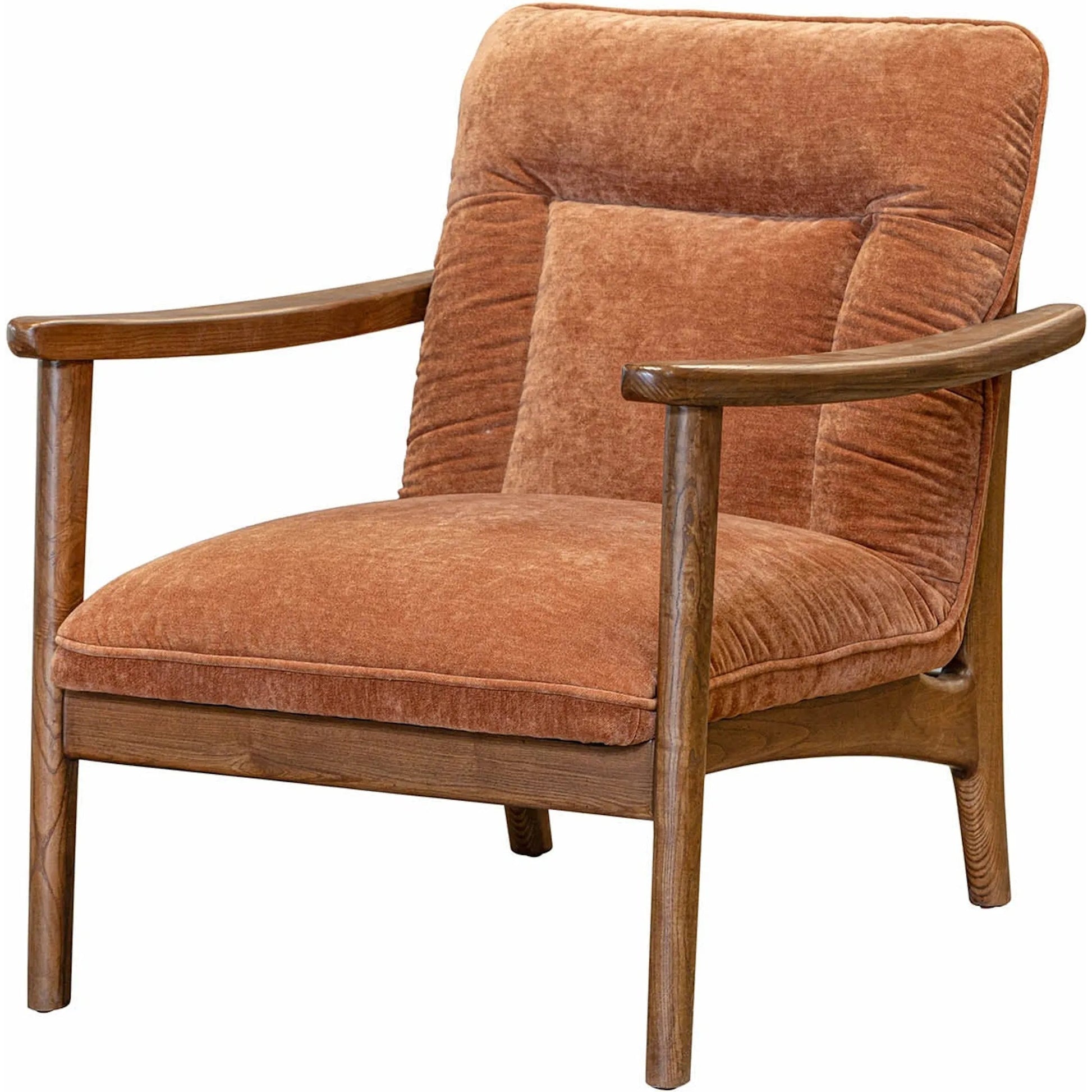 Highland Club Chair by LH Imports. Made from polyester, foam, plywood, ash wood in a unique style.