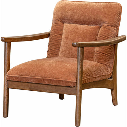 Highland Club Chair by LH Imports. Made from polyester, foam, plywood, ash wood in a unique style.