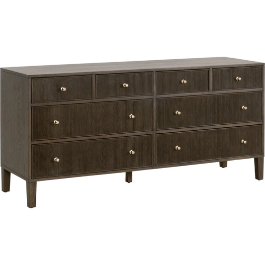 001 SI-2292634 | Primary Silo | Highland Dresser by Essentials For Living in dutch brown oak. Made from solid oak wood, mdf, oak veneer in a unique style.