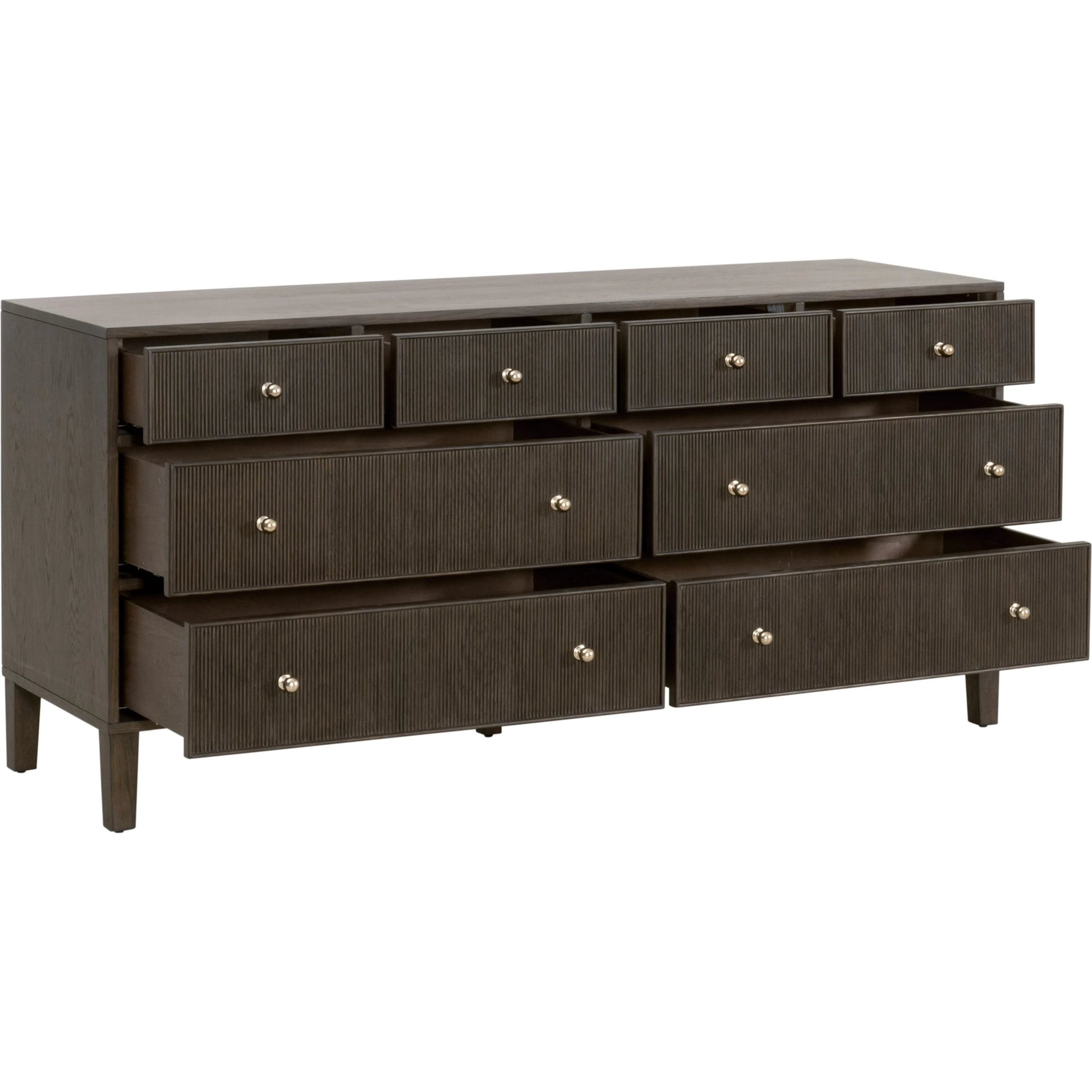 Highland Dresser by Essentials For Living in dutch brown oak. Made from solid oak wood, mdf, oak veneer in a traditional style.