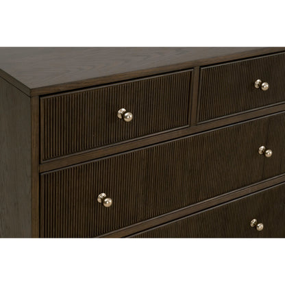 Highland Dresser by Essentials For Living in dutch brown oak. Made from solid oak wood, mdf, oak veneer in a traditional style.