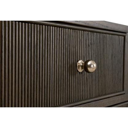 Highland Dresser by Essentials For Living in dutch brown oak. Made from solid oak wood, mdf, oak veneer in a traditional style.