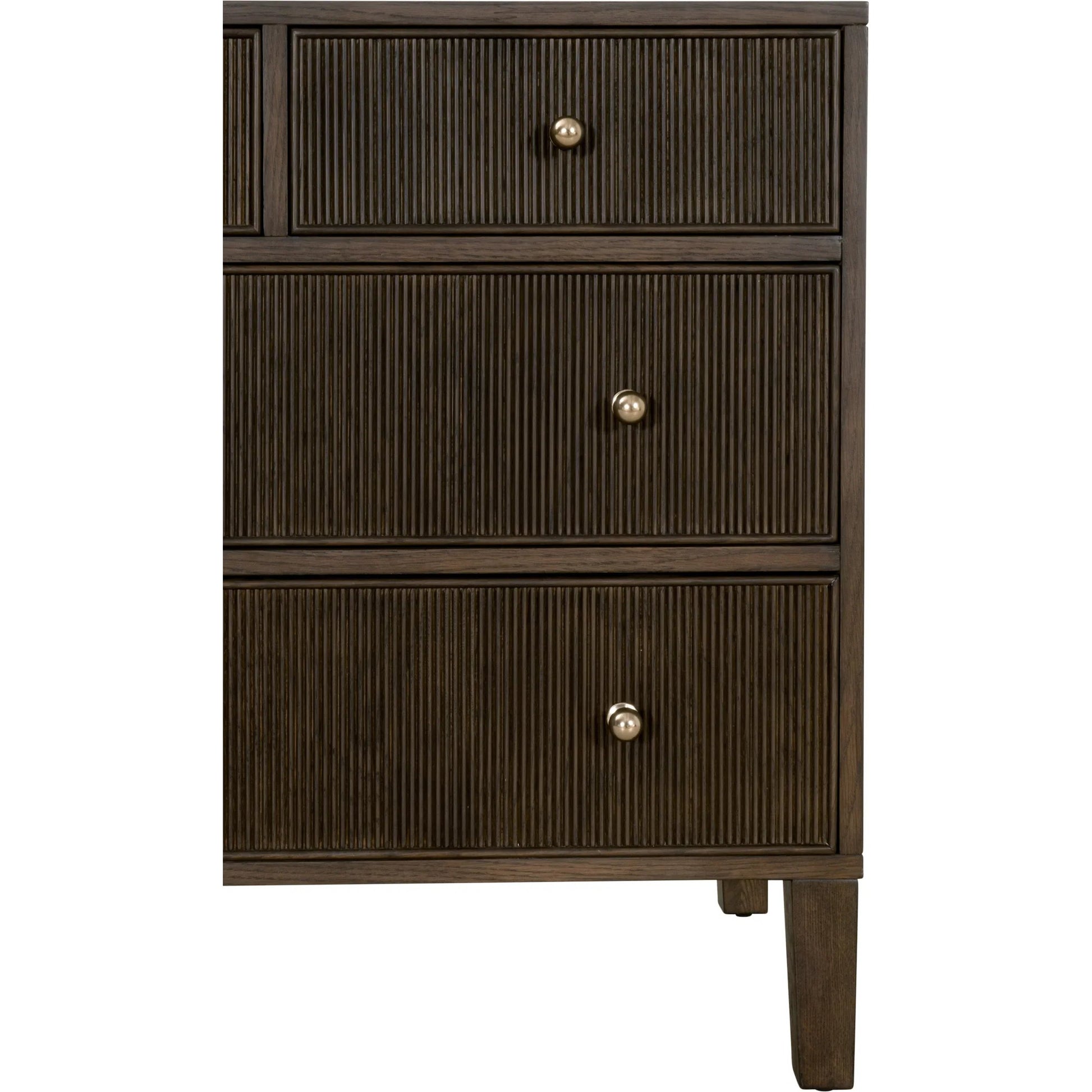 Highland Dresser by Essentials For Living in dutch brown oak. Made from solid oak wood, mdf, oak veneer in a traditional style.