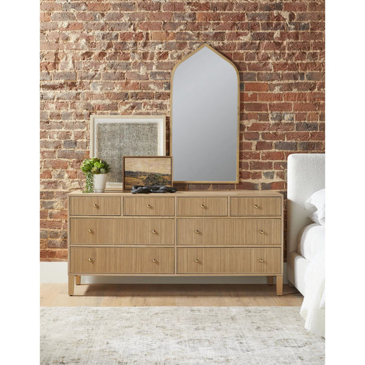 Highland Double Dresser by Essentials For Living in natural oak. Made from solid oak wood, oak veneer, iron, felt in a cottage & farmhouse style.