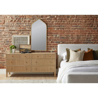 Highland Double Dresser by Essentials For Living in natural oak. Made from solid oak wood, oak veneer, iron, felt in a cottage & farmhouse style.