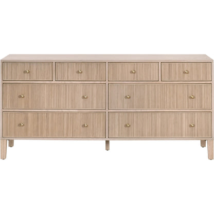 Highland Double Dresser by Essentials For Living in natural oak. Made from solid oak wood, oak veneer, iron, felt in a cottage & farmhouse style.