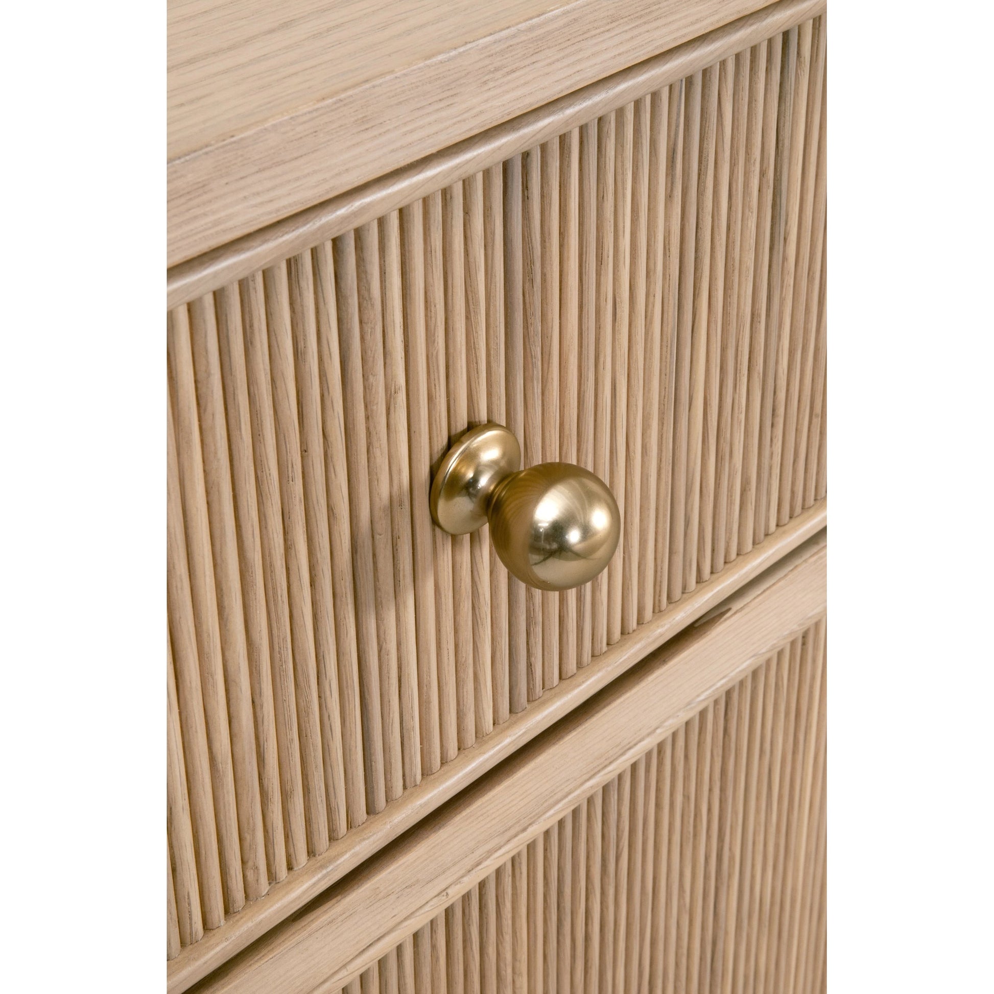 Highland Double Dresser by Essentials For Living in natural oak. Made from solid oak wood, oak veneer, iron, felt in a cottage & farmhouse style.