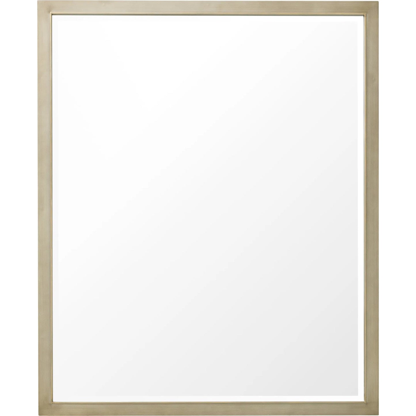 001 SI-2458415 | Primary Silo | Melange Now You See Me Mirror by Hooker Furniture in satin brass. Made from wood, metal, mirror, fabric, 82% polyester, 13% acrylic, 5% linen in a transitional style.