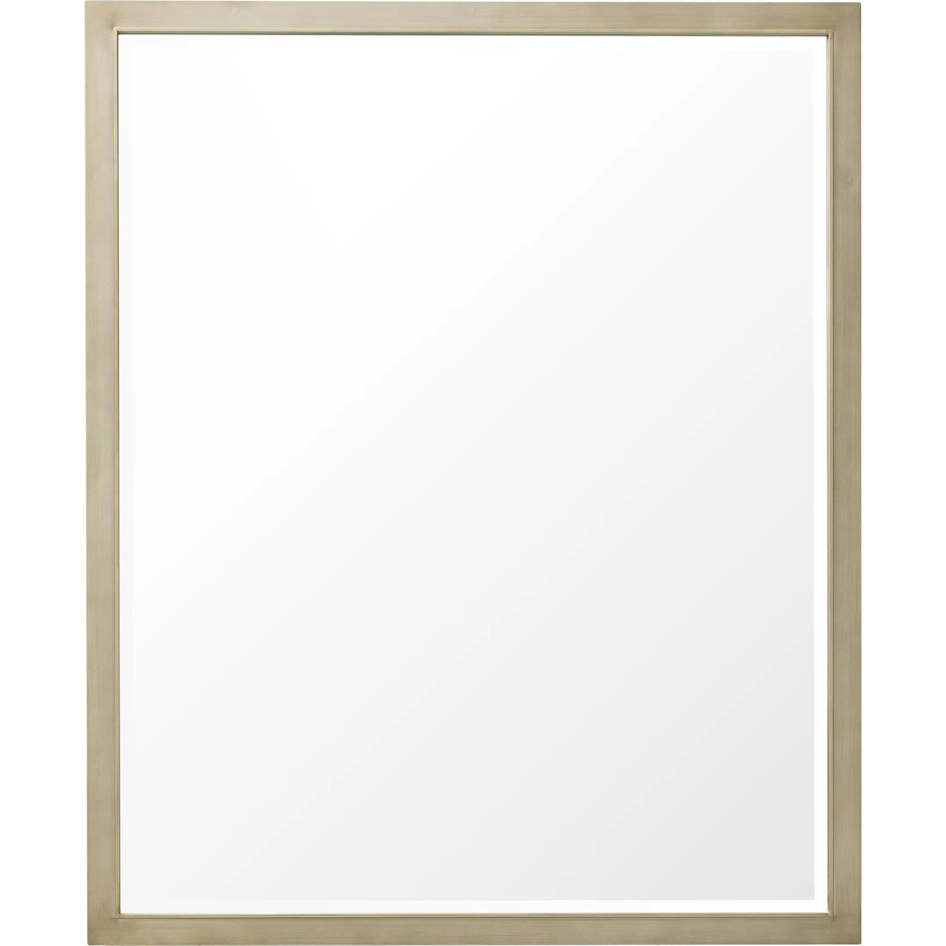 Melange Now You See Me Mirror by Hooker Furniture in satin brass. Made from wood, metal, mirror, fabric, 82% polyester, 13% acrylic, 5% linen in a transitional style.
