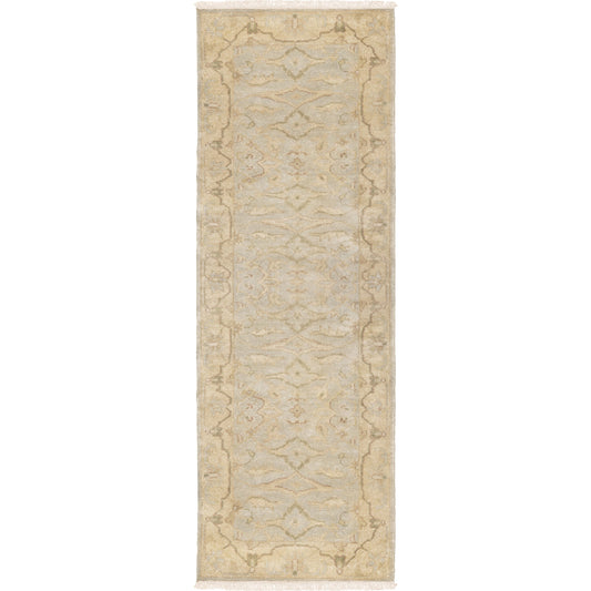 Hillcrest Rug - 1707 by Surya in wheat, seafoam, medium gray, light brown, olive, brown. Made from 100% new zealand wool in a unique style.