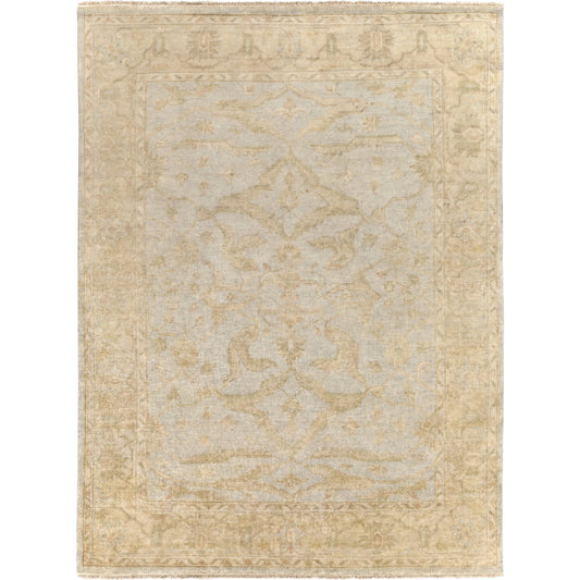 Hillcrest Rug - 1707 by Surya in wheat, seafoam, medium gray, light brown, olive, brown. Made from 100% new zealand wool in a unique style.