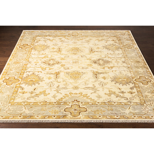 Hillcrest Rug - 1709 by Surya in light beige, cream, beige, taupe, tan. Made from 100% new zealand wool in a unique style.