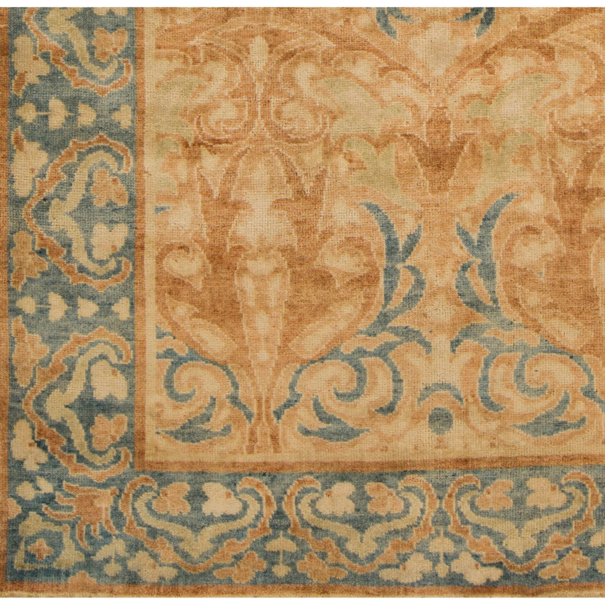Hillcrest HIL-9019 Rug by Surya in sage, rust, dusty sage, tan, mustard. Made from 100% new zealand wool in a unique style.