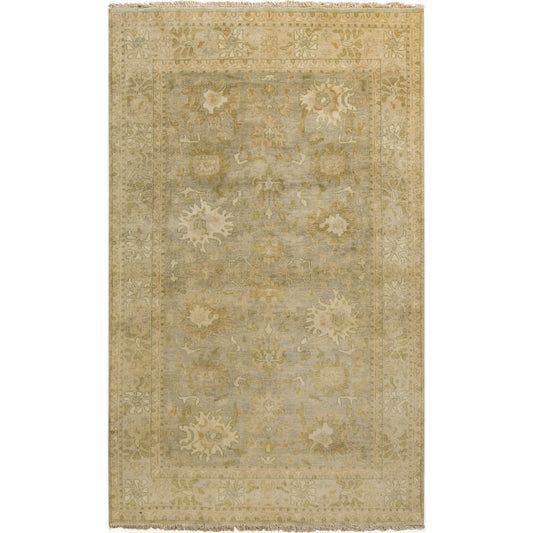 Hillcrest Rug - 1701 by Surya in light sage, grass green, tan, ivory, wheat. Made from 100% new zealand wool in a unique style.