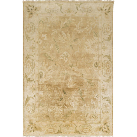 Hillcrest Rug - 1969 by Surya in tan, light beige, olive. Made from 100% new zealand wool in a unique style.