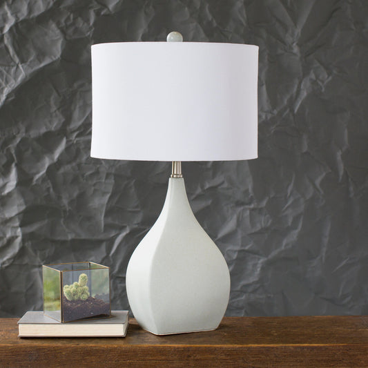 Hinton - 21526 by Surya. Made from linen, polyester, ceramic, crystal, metal in a coastal style.