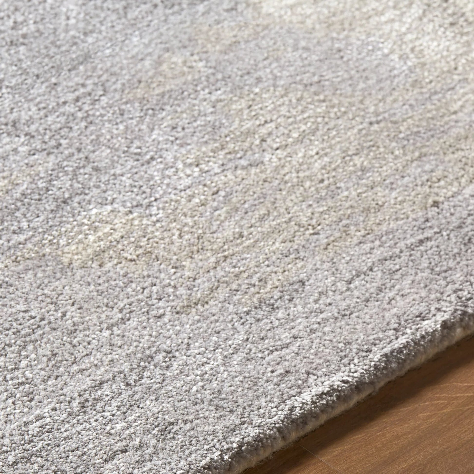 Hiroshima HIO-2301 Rug by Surya in slate gray, sandstone, taupe, stone. Made from wool, viscose in a unique style.
