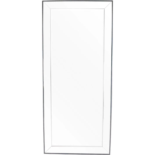 Beveled Panel Mirror by Zentique in silver. Made from iron, glass in a unique style.