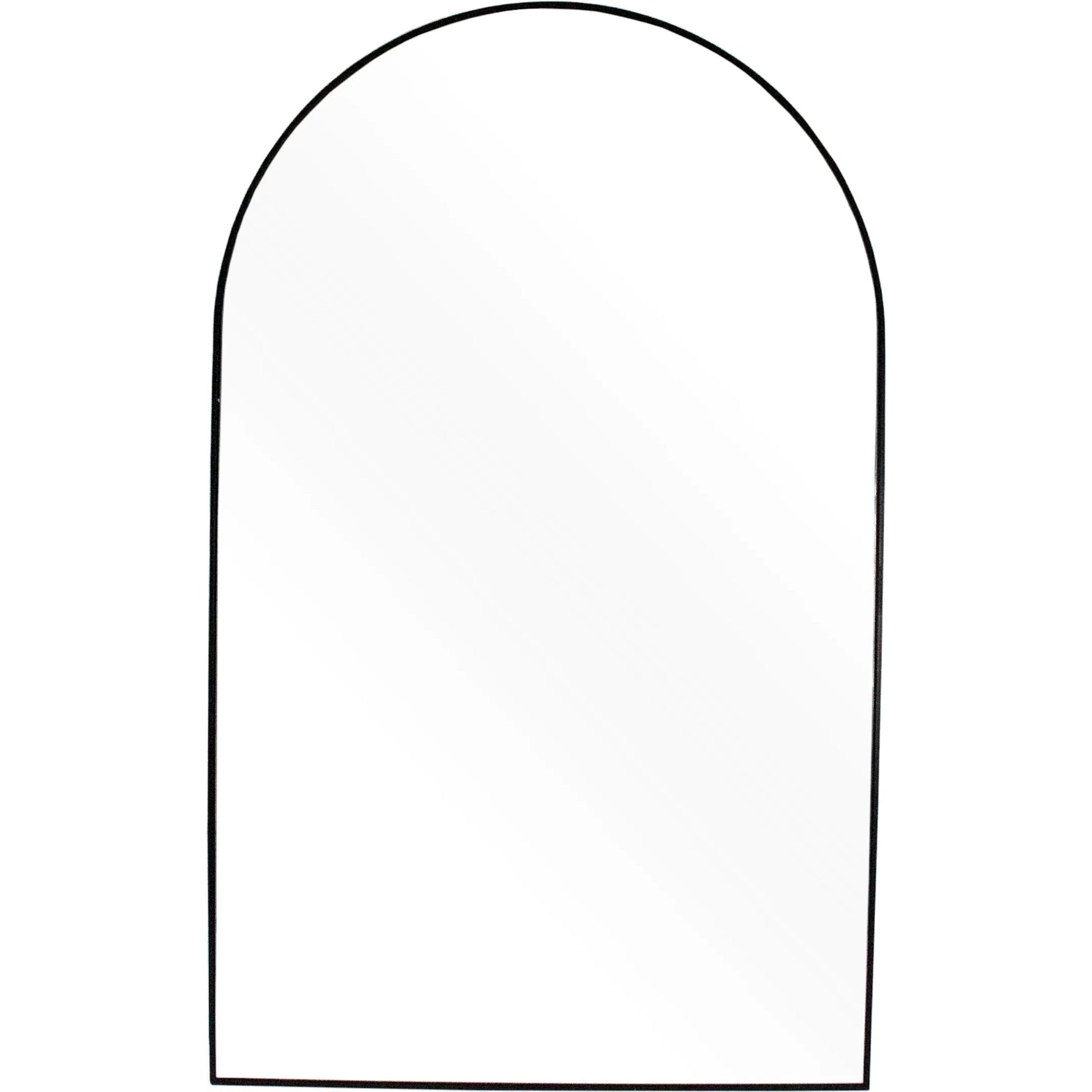 Iron Arched Mirror by Zentique in black. Made from iron, glass in a unique style.