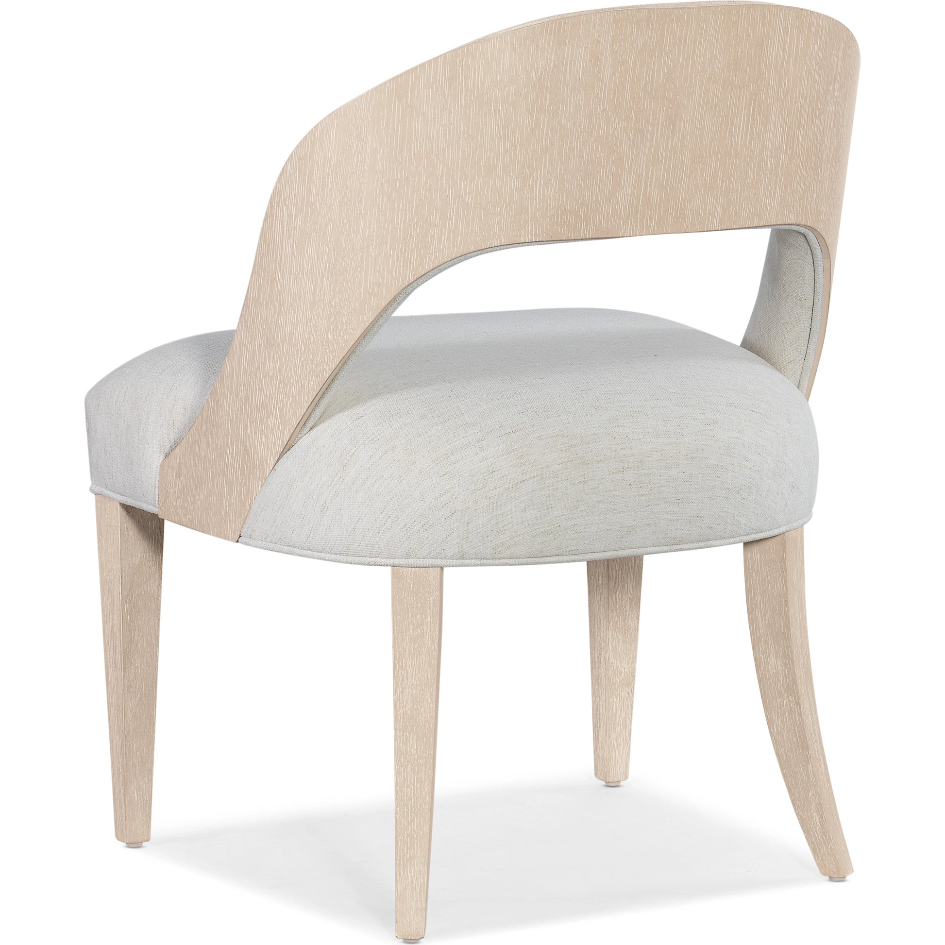 Nouveau Chic Side Chair (Set of 2) by Hooker Furniture in nomad snow and sandstone. Made from oak veneers, fabric in a modern style.