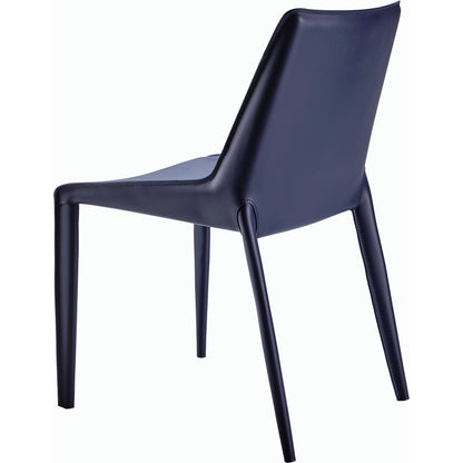 Hanks Dining Chair - 497378 (Set of 2) by Surya in hand finished. Made from upholstery: pvc, base: metal, fill: 100% polyurethane foam in a modern style.