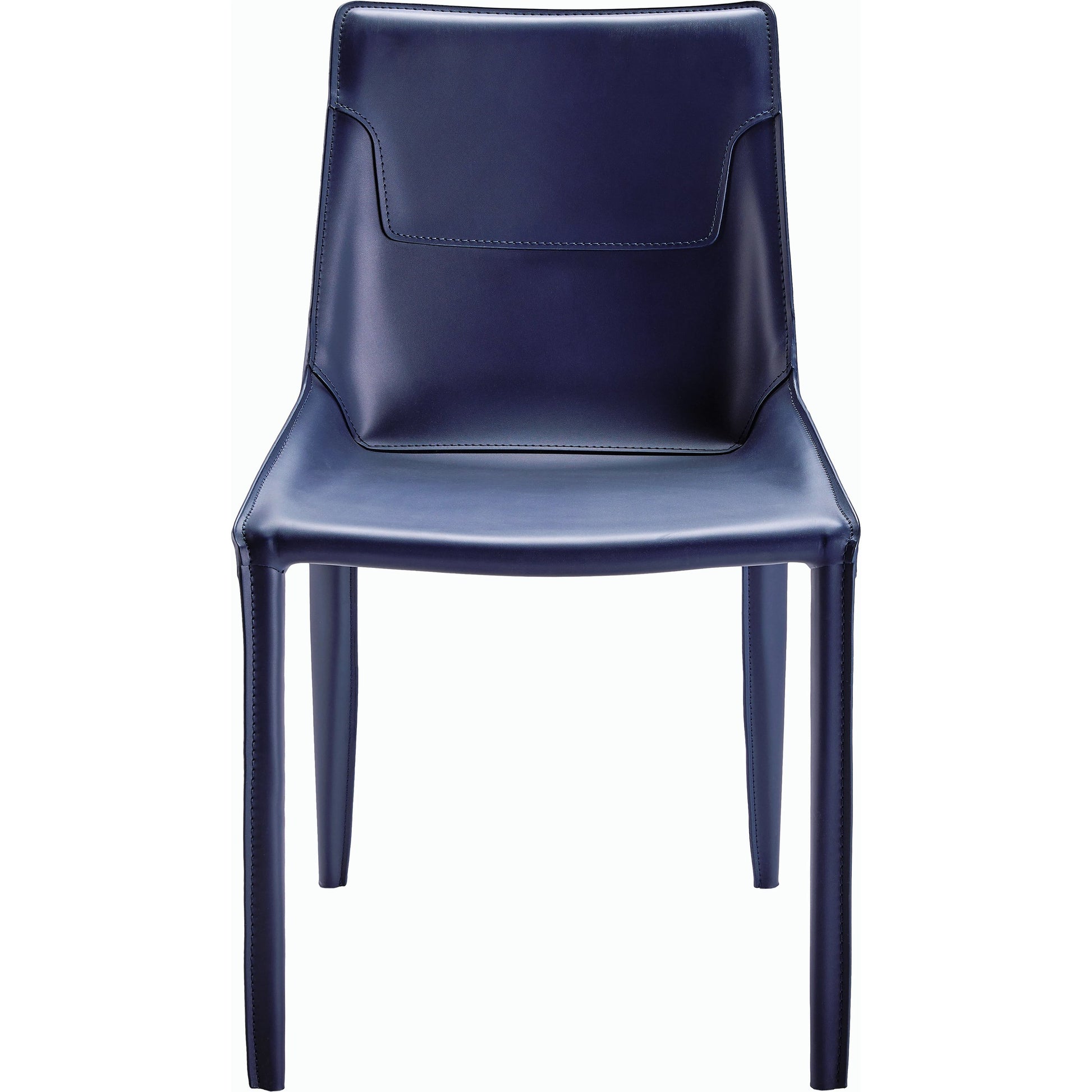 Hanks Dining Chair - 497378 (Set of 2) by Surya in hand finished. Made from upholstery: pvc, base: metal, fill: 100% polyurethane foam in a modern style.