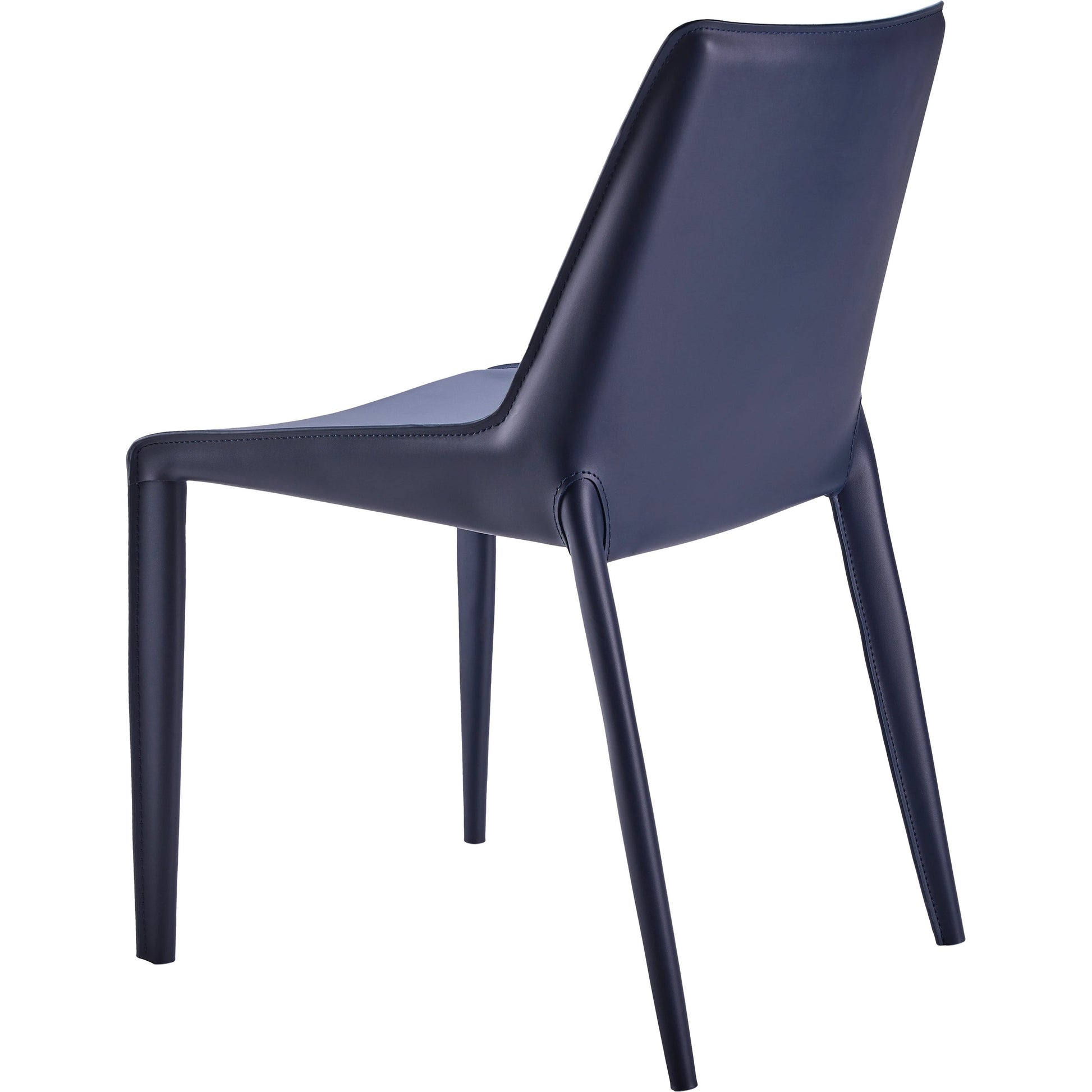 Hanks Dining Chair - 497378 (Set of 2) by Surya in hand finished. Made from upholstery: pvc, base: metal, fill: 100% polyurethane foam in a modern style.