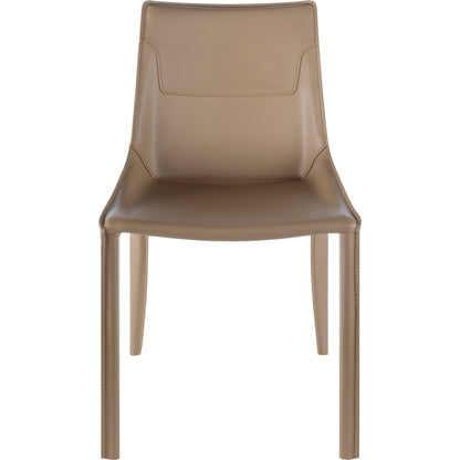 Hanks Dining Chair - 497378 (Set of 2) by Surya in hand finished. Made from upholstery: pvc, base: metal, fill: 100% polyurethane foam in a modern style.